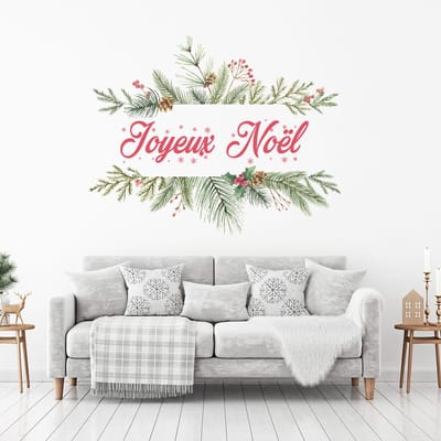 Kerstboomtaksticker - Kerststickers - Feestelijke decoraties - 100x125cm