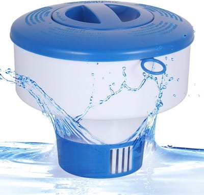 Dosing Float voor Zwembaden - Grote 18cm Chlorine Floater, Drijvende Chlorine Dispenser en Bromine Tabletten voor Zwembadonderhoud en Spa's