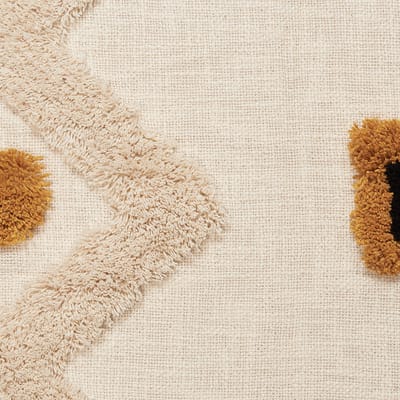 ADONI - Plaid - Lichtbeige - 130 x 180 cm - Katoen