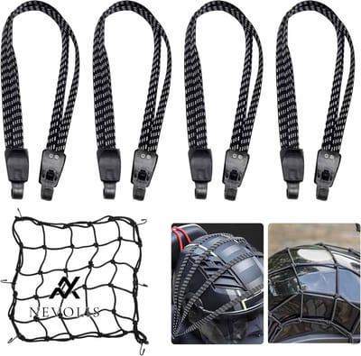 Nevolis 5 stuks spanbanden fietsbagagedrager spanrubber haken rubberen spanners expander bagagespanner motorfiets fiets .