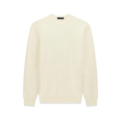 Gebreide pullover van viscosemix model 'NESTOR'