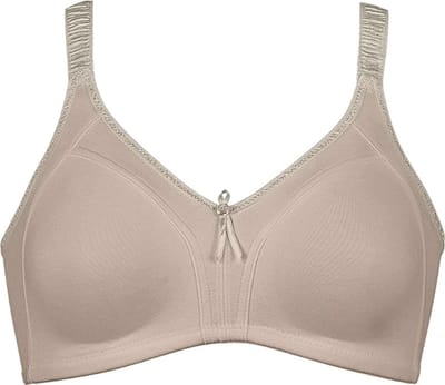 Naturana voorgevormde katoenen soft BH zonder beugels maat 95D beige