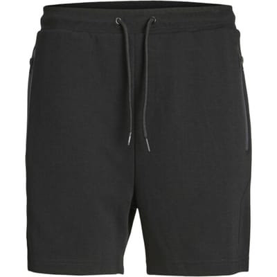 Jack & Jones Heren Korte Joggingbroek JPSTGORDON Sportbroek Interlock Zwart - Maat XS