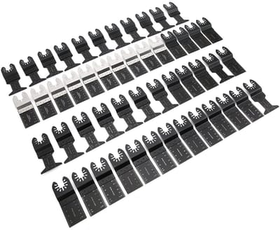 Dailygoody - Multitool zaagbladen - Metaalbewerking - Bimetaal - Fijn zagen - Slopen en loodgieterswerk - Houtbewerking - 50 stuks - Geschikt voor osc...