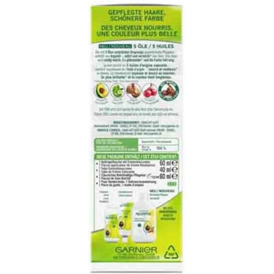 Garnier - Nutrisse Ultra Crème Permanente Haarkleuring - 3.12 Chatain Foncé Froid