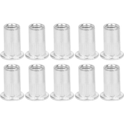 100 stuks Blindklinkmoeren Klinkmoeren Aluminium M5 Klinkmoerinzetstukken Met schroefdraad Klinkmoeren