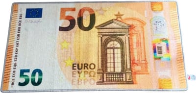 1stoelinga 50 Edition - 50 Euro Vloerkleed - Limited Edition - Inclusief Echtheidscertificaat - 64 x 120 cm