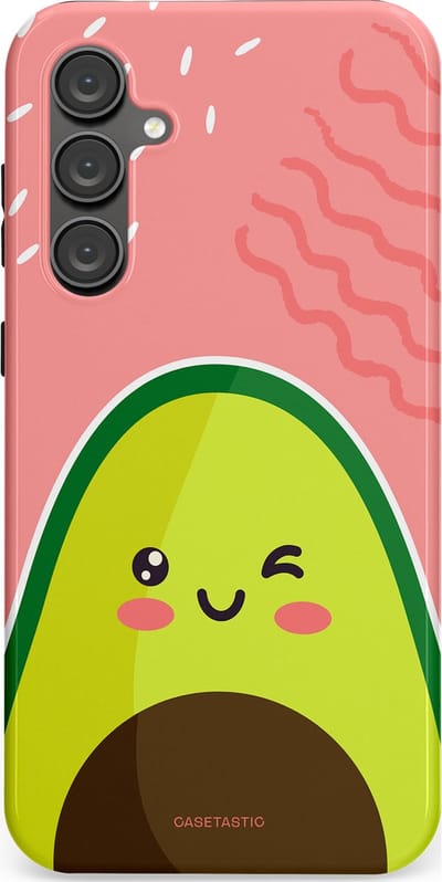Casetastic Hoesje Geschikt voor Samsung S23 FE - Stijlvolle Beschermende Duo-layer Case - Avocado Vibes