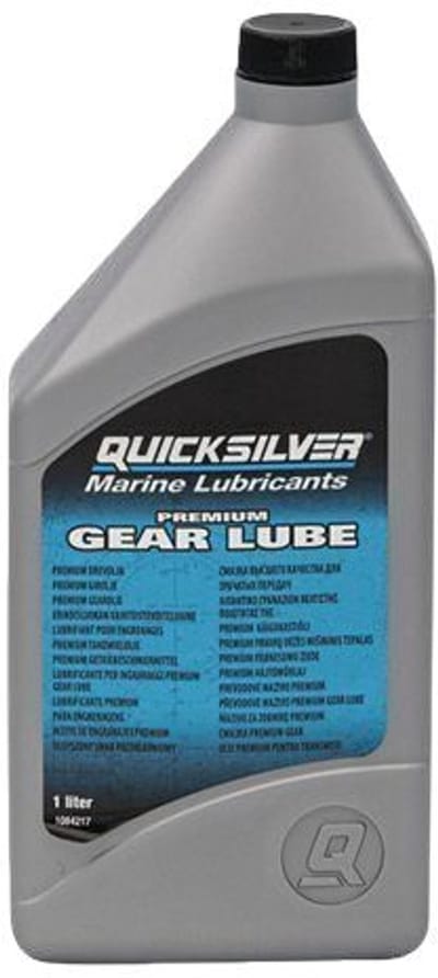 Quicksilver - Staartstuk olie (80W90) 1 liter - Met pompje