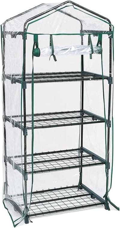 Kas Vervanging Cover - Mini Kas - Planten Beschermen - Waterdicht PVC Materiaal - 4 Lagen - Wit