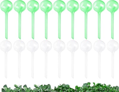 18 Stuks Irrigatieballen voor Planten, Watergeefballen voor Binnen en Buiten, Ideaal voor Potplanten en Kleine Planten (13 x 5 cm)