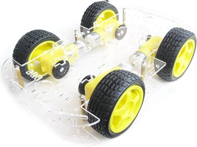 Robot Car Chassis Arduino 4wd