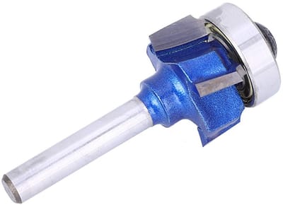 Dailygoody - Ronde kwartfrees - Routerbit set - Houtbewerking - 8 mm - Spaakfrees - Geschikt voor elektrische trimmers - 3 stuks