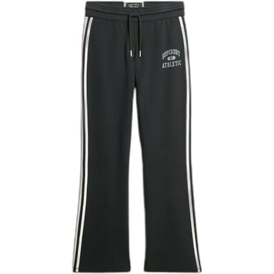 Superdry ATHLETIC STRIPE FLARE JOGGER Dames Broek - Maat XL