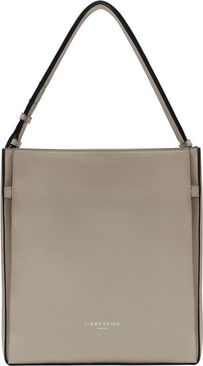 LIEBESKIND BERLIN Leren Schoudertas Hilla Small Pebble Hobo Bag Stone Beige
