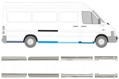 Reparatiepaneel set voor Volkswagen LT 1996-2005 / Links + Rechts