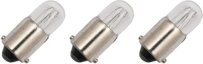 Signaallamp Ba9s 130V 2.6W - 20 mAh - 3 stuks - T9 Gloeilamp Ø9mm - 23mm - 2500K - Dimbaar