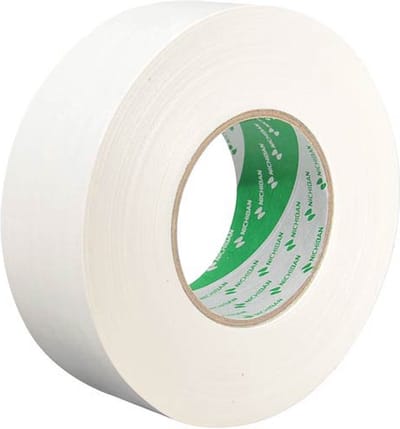 Gaffa tape - Nichiban NT1200 - Wit - 50mm x 50 meter - Linnen - Geen lijmresten