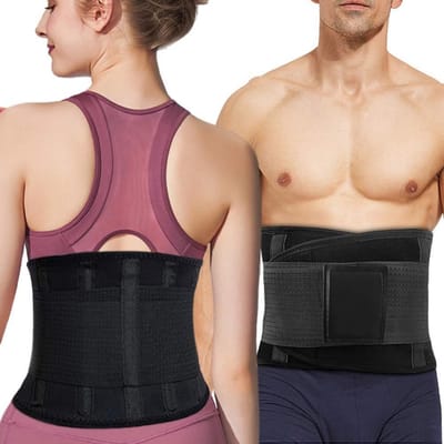 Lendensteunband Onderrug Brace voor Mannen Vrouwen Taille Trainer Korset Slim Zweetband Sport Gym Pijnverlichting XXL