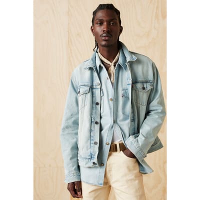 Levi's Trucker Jacket Blue Maat: L | Spijkerjassen Outlet | Heren | Blauw