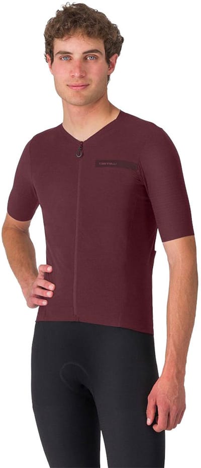 Castelli Premio Evo Korte Mouw Wielertrui Paars L Man