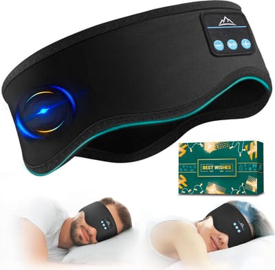 Bluetooth Slaapband Hoes Oordopjes voor Slapen en Sporten