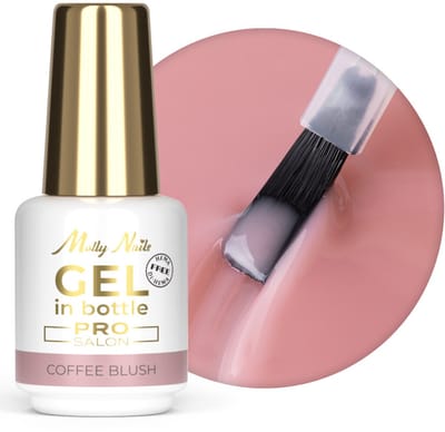 Molly Nails Pro Salon - Bouwgel in Fles - Coffee Blush - HEMA/Di-HEMA Vrij - 15g