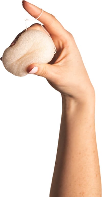 Loofys Konjac Spons - Natuurlijke & Licht Exfoliërende Gezichtsspons - Voor de Gevoelige Huid - Plasticvrij, Vegan & Duurzaam - 1 stuk