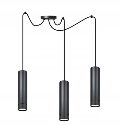 Komat TUBA 28-3022PK Zwart Lampy Wiszące LED GU10
