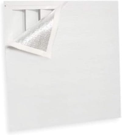 Isolatie folie - Stoomblokkerend materiaal - Dak isoleren - Aluminium noppenstructuur - 129 x 129 cm - Aluminium