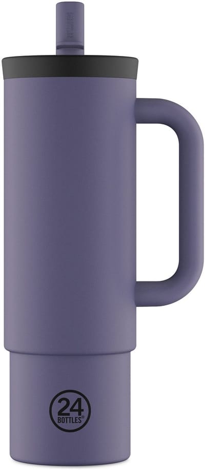 24Bottles Straw Drinkbeker 800 ml Capaciteit - dusk