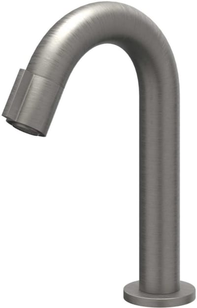 IVY Pact Fonteinkraan Gebogen - Opbouw - Laag - Geborsteld Metal Black PVD