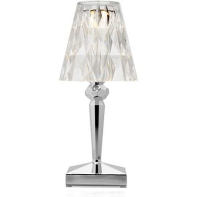 Kartell - Battery Tafellamp - chroom - zilver