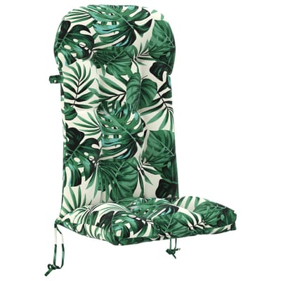 vidaXL - Zon - Ligzitzak - Kussen - PUTTEN - 100% - Polyester - Bladpatroon