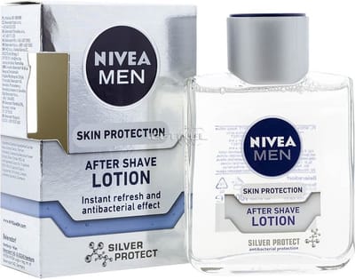 Nivea Men - After Shave - Lotion - Silver Protect - 6 X 100 ml - voordeelverpakking