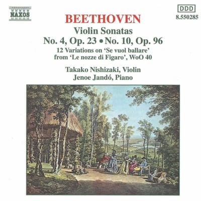 Takako Nishizaki & Jeno Jandó - Beethoven: Violin Sonatas 4 & 10 (CD)