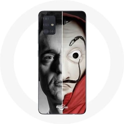Samsung Galaxy A51 Case La casa de papel Berlin Mask Split