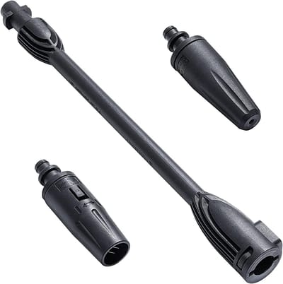 Hoge Drukspuit Lansen met Verstelbare Dopsproeier en Vervangbare Nozzles voor Karcher K2 tot K7 - Ideaal voor Effectieve Reiniging van Terrassen, Auto's en Tuinmeubelen