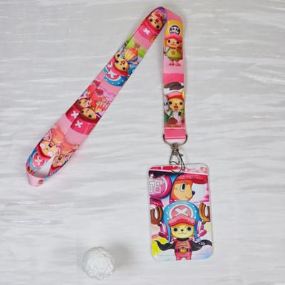Anime Cartoon Badgehouder Sleutelhangers Nekkoord Voor Toegangskaart Anime Creditcardhouder Sleutelhanger Riemen