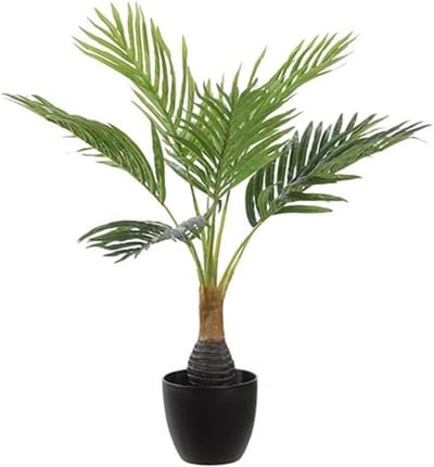 Decoratieve Palm - Kunstpalm - Woonkamer Aankleden - Natuurlijk Uiterlijk - 70 cm Hoog - Groen
