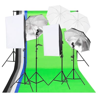 vidaXL - Fotostudioverlichtingsset