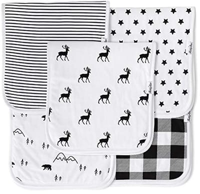 Set van 5 Organic Cotton Babyluiers - Grote Zachte en Absorberende Doeken voor Newborns