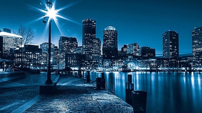Poster | Blauw | 104 x 70,5 cm