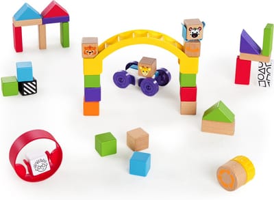 Blokkenset curious creator - Hape - Baby Einstein - vanaf 3 maanden