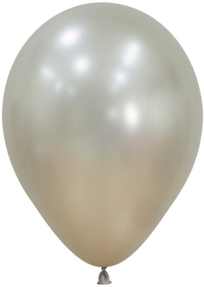 Latex ballonnen Sempertex Silk Cream Pearl, 12inch - 12 stuks