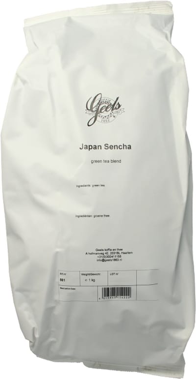 Geels Japanse sencha thee 1 Kilogram