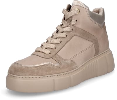 Paul Green dames hoge sneaker beige