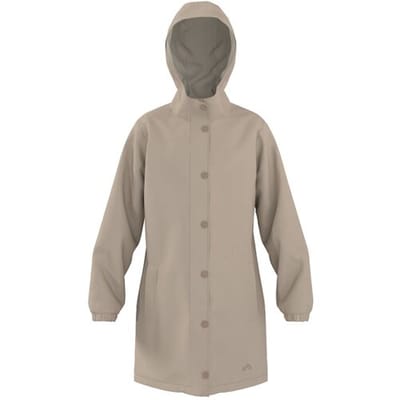 CRIVIT Kinder gevoerde regenjas (Beige, 122/128)