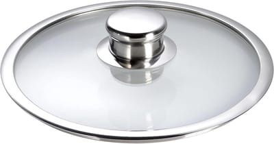 Glazen Pan Deksel - Pannen Deksel - Koken - Hittebestendig Glas - 24 cm - Transparant