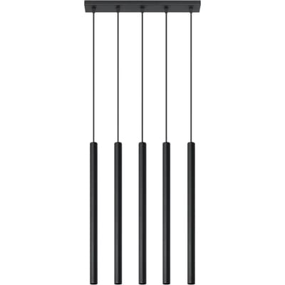 Sollux Lighting Hanglamp Pastelo - G9 - zwart - staal - 90x45x5cm